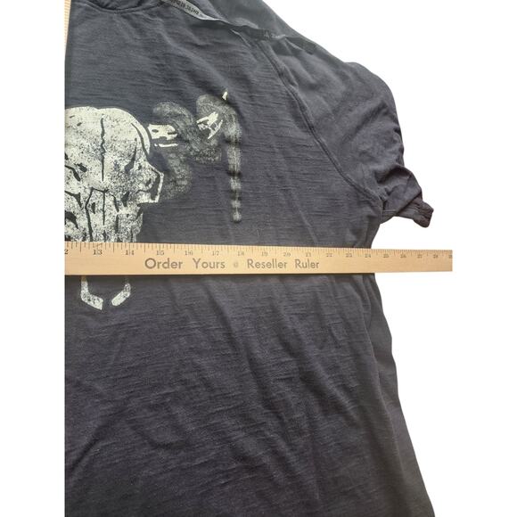 Under Armour Project Rock Hoodie Men XXL Bull Skull Graphic Short Sleeve Loose - Picture 11 of 16